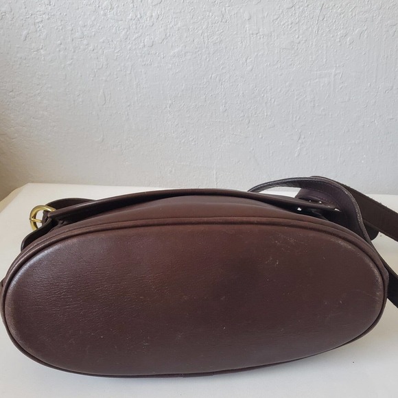 Coach 4150 Fletcher Brown Leather Crossbody Shoulder Flap Bag Vintage - Picture 7 of 15